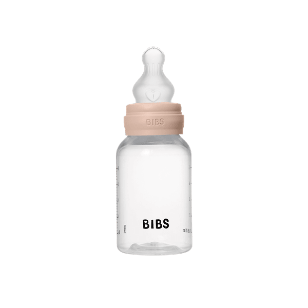 BIBS - Set complet biberon anticolici PP fara BPA, 150 ml, Silicon, Blush [2]