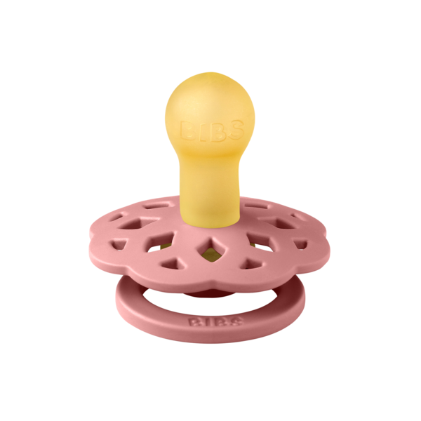 BIBS - Suzeta Boheme Latex, tetina rotunda, 0 luni +-Dusty Pink [2]