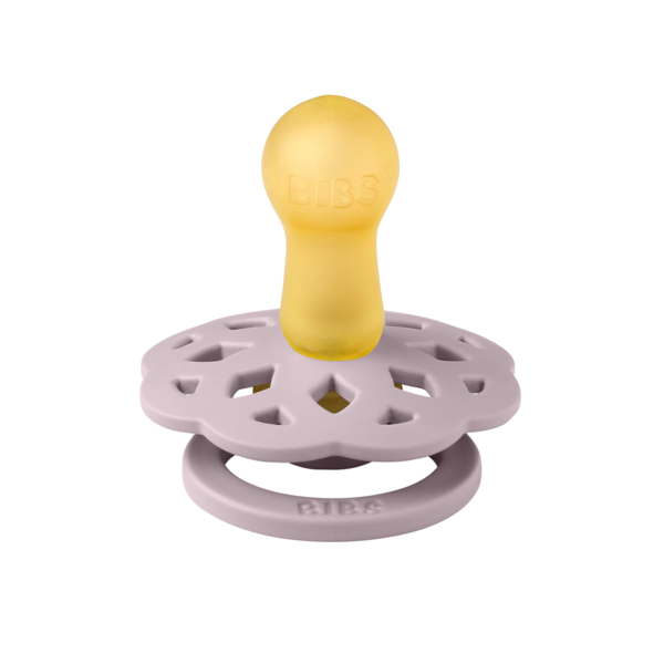 BIBS - Suzeta Boheme Latex, tetina rotunda, 6 luni +-Dusky Lilac [2]
