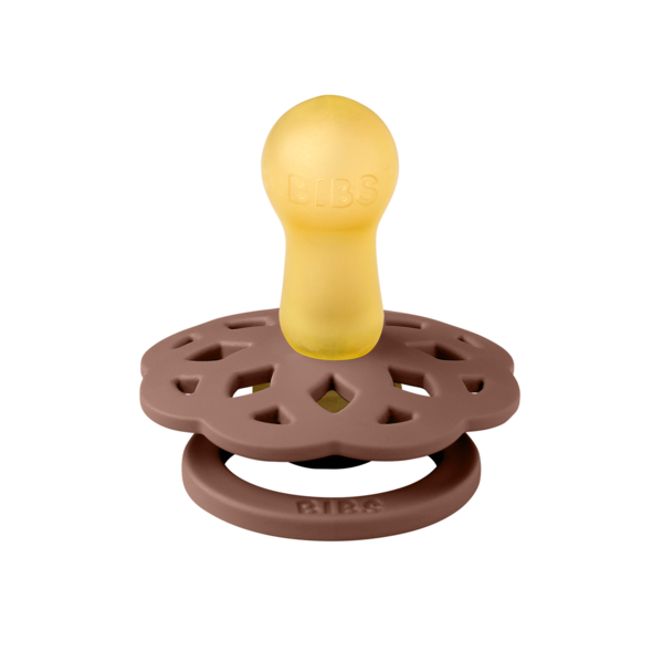 BIBS - Suzeta Boheme Latex, tetina rotunda, 6 luni +-Woodchuck [2]