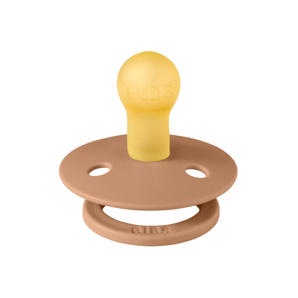BIBS - Suzeta Colour Latex, tetina rotunda, 0 luni +-Earth [2]
