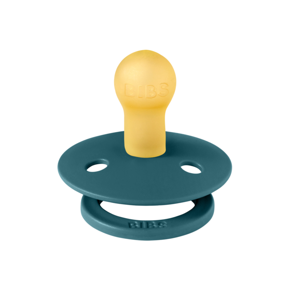 BIBS - Suzeta Colour Latex, tetina rotunda, 0 luni +-Forest Lake [2]