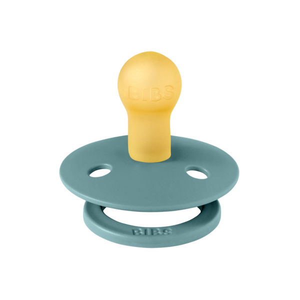 BIBS - Suzeta Colour Latex, tetina rotunda, 0 luni +-Island Sea [2]
