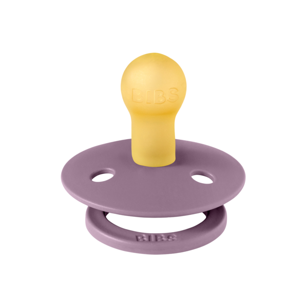 BIBS - Suzeta Colour Latex, tetina rotunda, 0 luni +-Mauve [2]