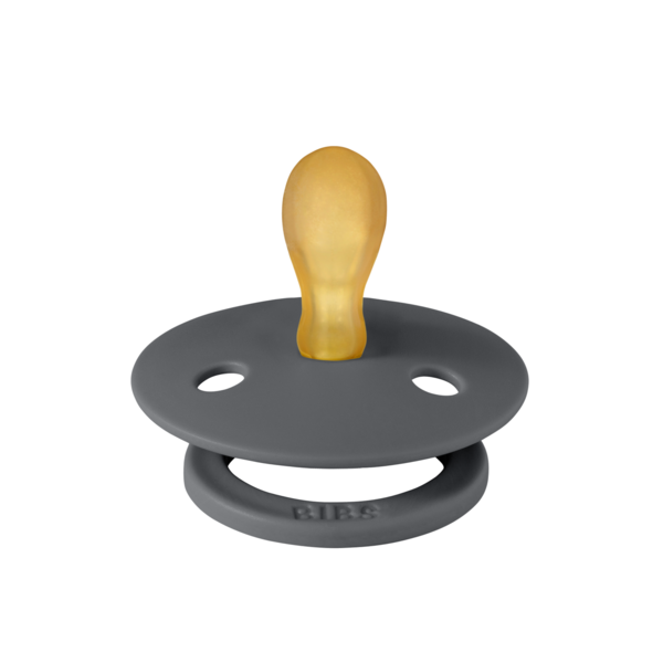 BIBS - Suzeta Colour Latex, tetina simetrica, 0 luni +-Iron [2]