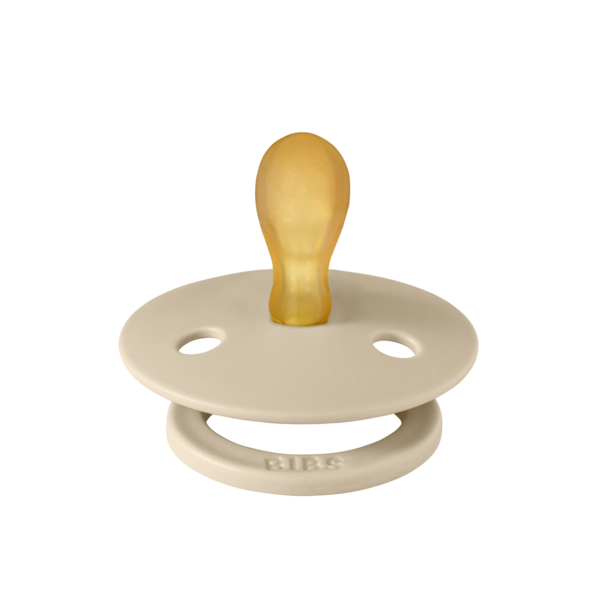 BIBS - Suzeta Colour Latex, tetina simetrica, 0 luni +-Vanilla [2]