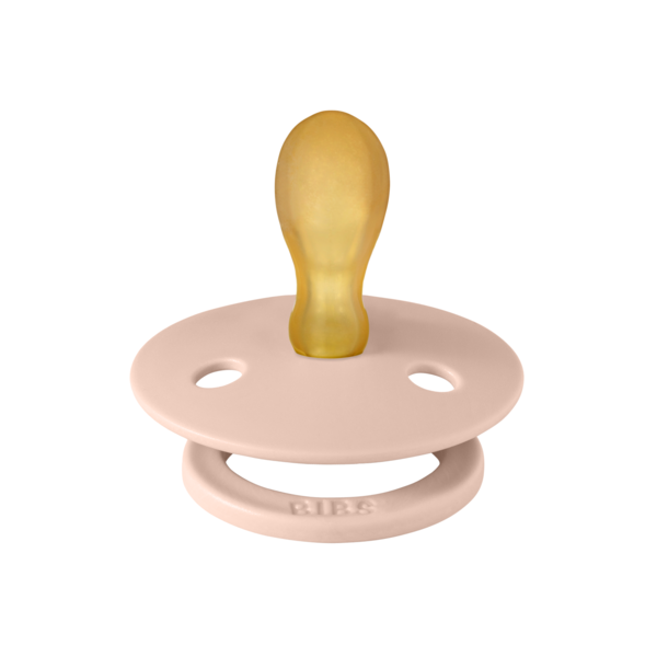 BIBS - Suzeta Colour Latex, tetina simetrica, 6 luni +-Blush [2]