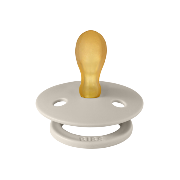 BIBS - Suzeta Colour Latex, tetina simetrica, 6 luni +-Sand [2]
