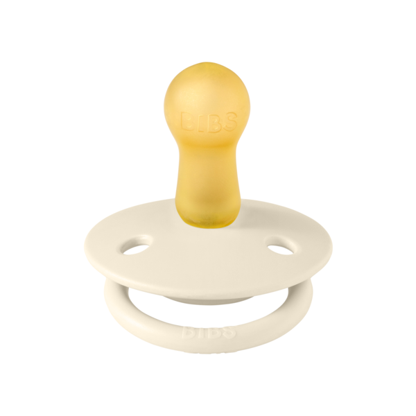 BIBS - Suzeta De Lux Latex, tetina rotunda, 6 luni +-Ivory [2]