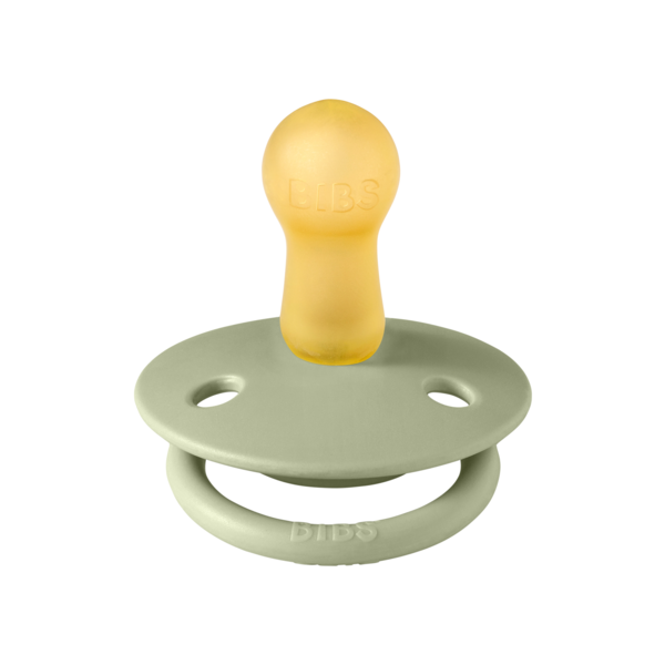 BIBS - Suzeta De Lux Latex, tetina rotunda, 6 luni +-Sage [2]