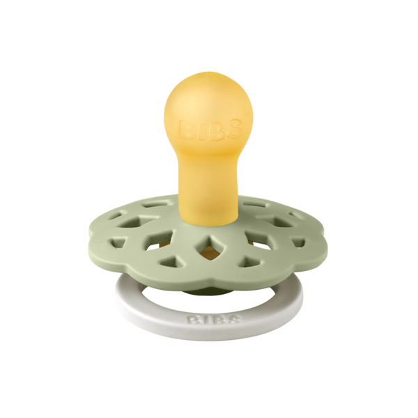 BIBS - Suzeta fosforescenta Boheme GLOW Latex, tetina rotunda, 0 luni + [2]