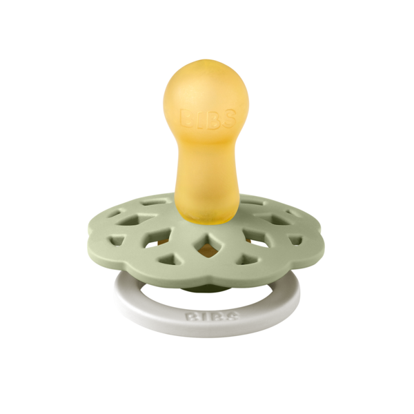 BIBS - Suzeta fosforescenta Boheme GLOW Latex, tetina rotunda, 6 luni + [2]