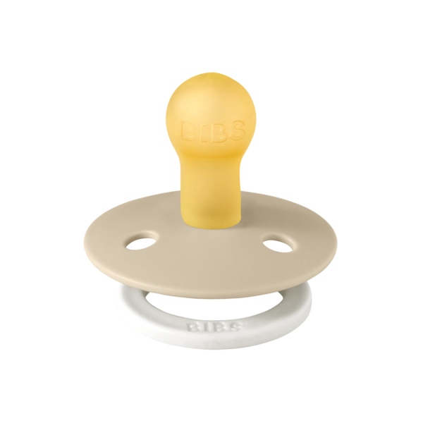 BIBS - Suzeta fosforescenta Colour GLOW Latex, tetina rotunda, 0 luni + [2]