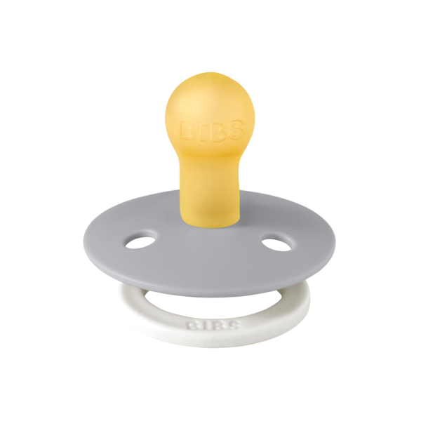 BIBS - Suzeta fosforescenta Colour GLOW Latex, tetina rotunda, 0 luni +-Cloud [2]