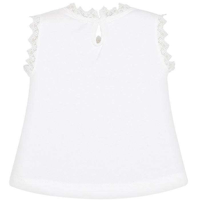 Bluza alba fara maneci [2]