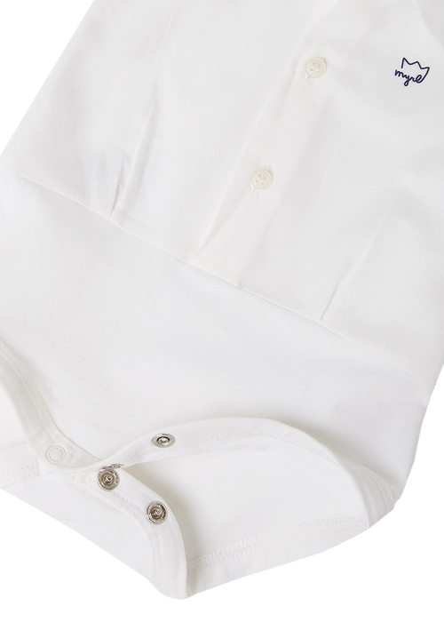 Body camasa cu maneca scurta ECOFRIENDS - Bej - Mayoral 6-9 luni [3]