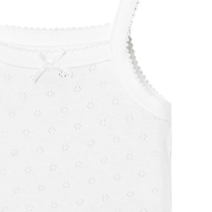 Body clasic cu bretele - Alb [3]