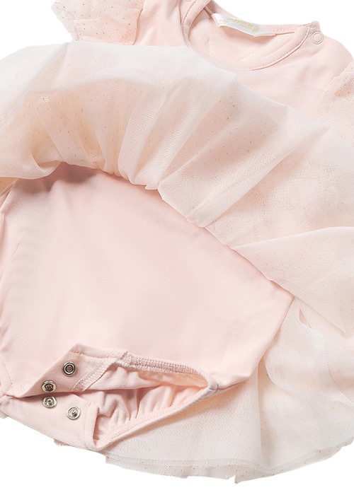 Body cu fusta tul si bentital Roz  pentru nou-nascut - Mayoral  18 luni (86 cm) [5]