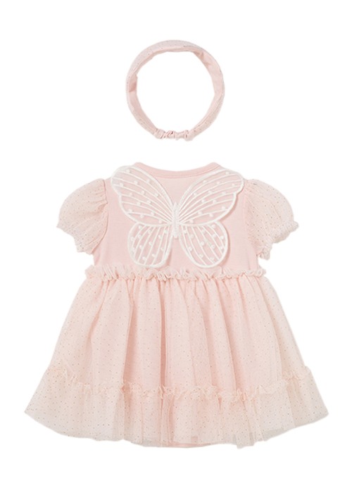 Body cu fusta tul si bentital Roz  pentru nou-nascut - Mayoral  18 luni (86 cm) [3]