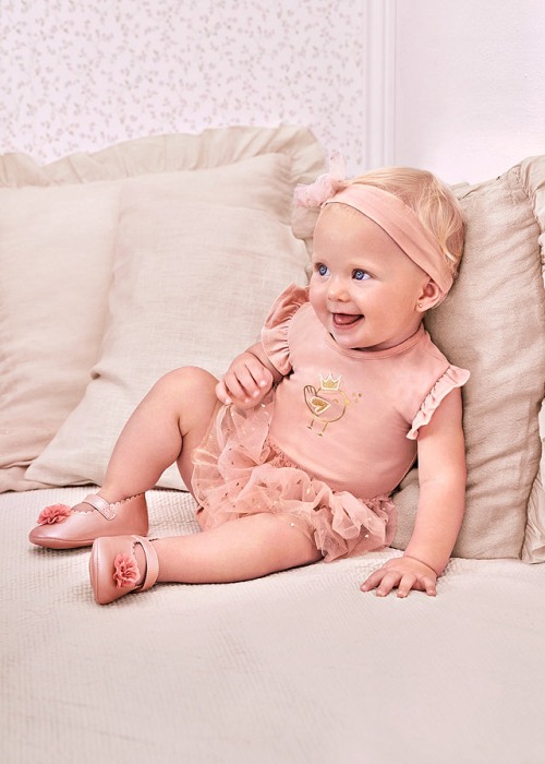 Body cu fustita tul si bentita - Crem - Mayoral  6-9 luni [6]