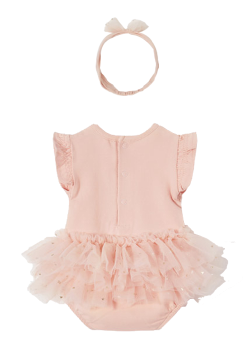 Body cu fustita tul si bentita - Crem - Mayoral  6-9 luni [2]