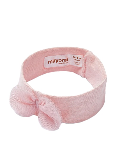 Body cu maneca lunga + fustita tul si ciorapi + bentita - Roz - Mayoral  6-9 luni [5]