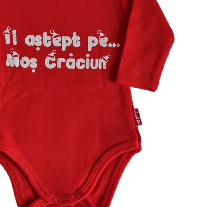 Body cu maneca lunga - Il astept pe Mos Craciun 3-6 luni [2]