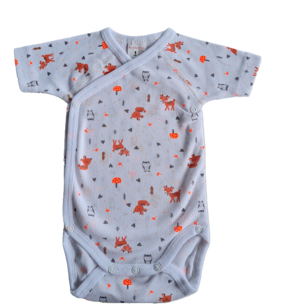 Body cu maneca scurta - Cerbi  6 luni [2]