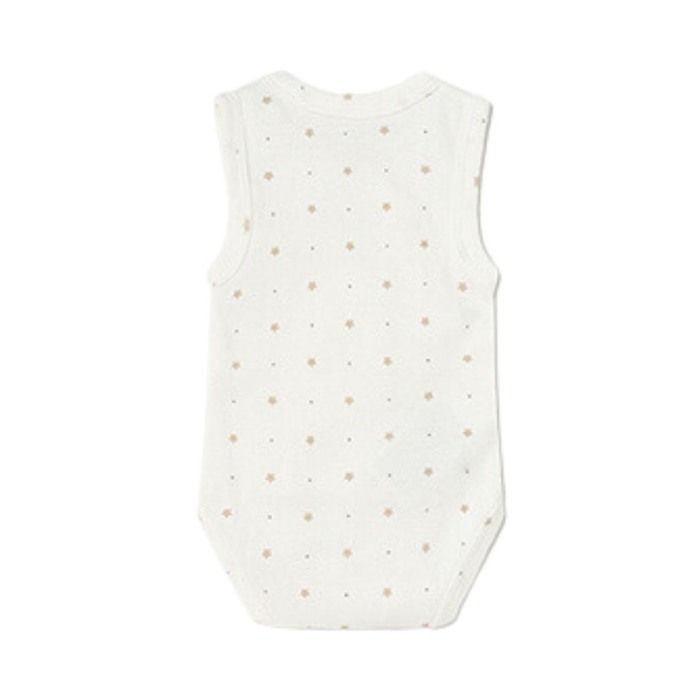 Body fara maneci ECOFRIENDS - Stelute bej - Mayoral  4-6 luni [3]