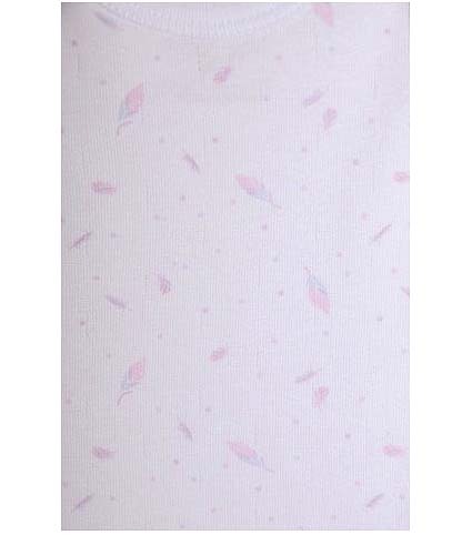 Body maieu imprimeu pene pastel 2 ani [2]