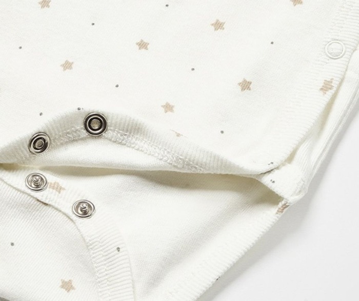 Body maneca scurta ECOFRIENDS - Stelute bej - Mayoral   2-4 luni [2]