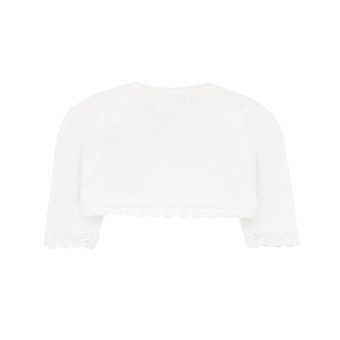 Bolero cu dantela - Alb [2]