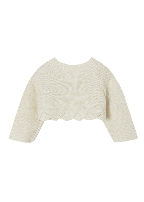 Bolero cu dantela elegant - Bej - Mayoral 4-6 luni [2]