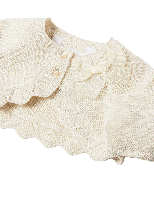 Bolero cu dantela elegant - Bej - Mayoral 4-6 luni [3]