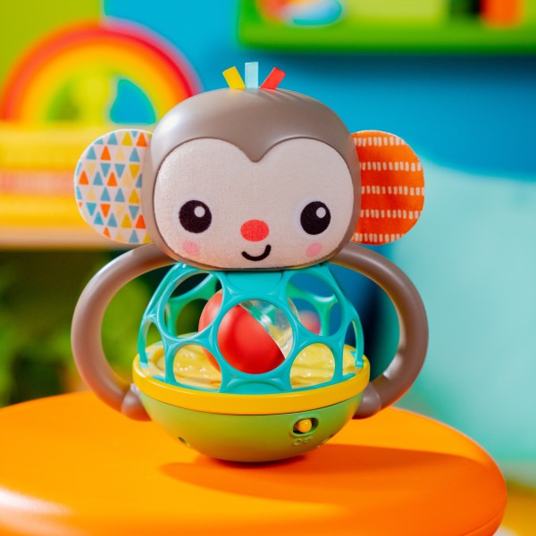Bright Starts - Jucarie multi-senzoriala, "Grab & Giggle Monkey" [5]