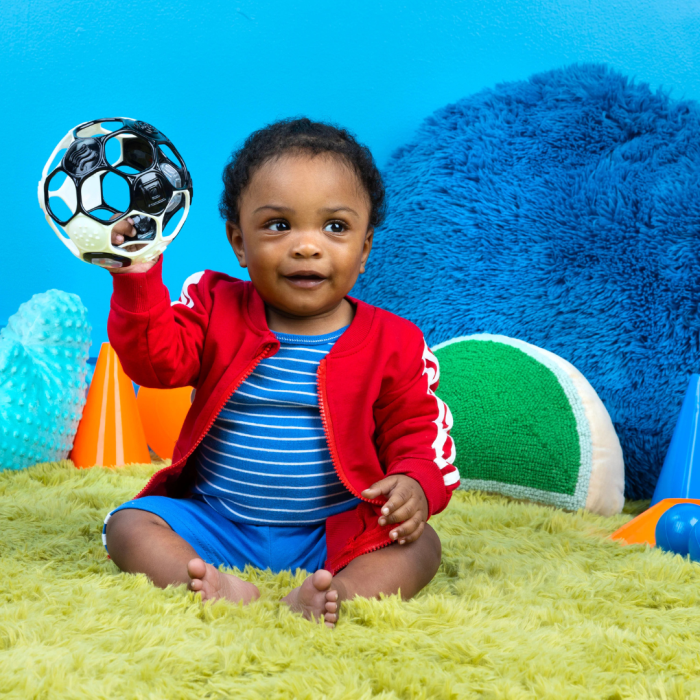 Bright Starts - Minge zornaitoare Grippin Goals Alb-Negru [3]