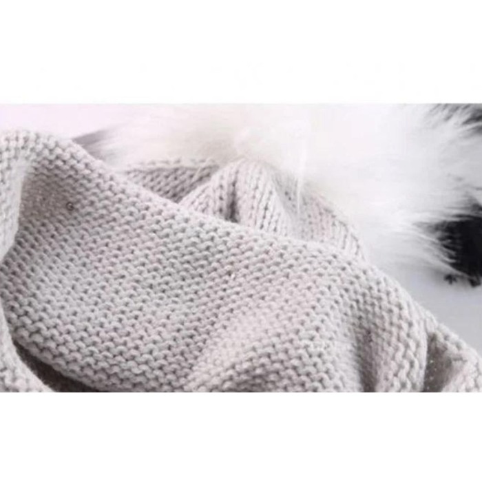 Caciulita gri cu perlute [4]