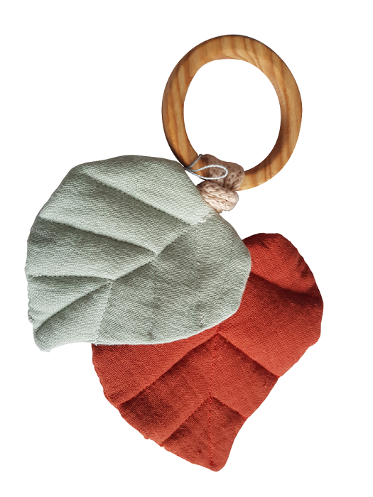 Cadou bebelus baiat - Frunza caramizie [5]