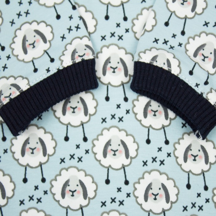 Cadou bebelus baiat - Oita gri/body bleu [4]