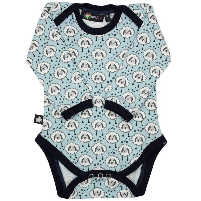 Cadou bebelus baiat - Oita gri/body bleu [3]