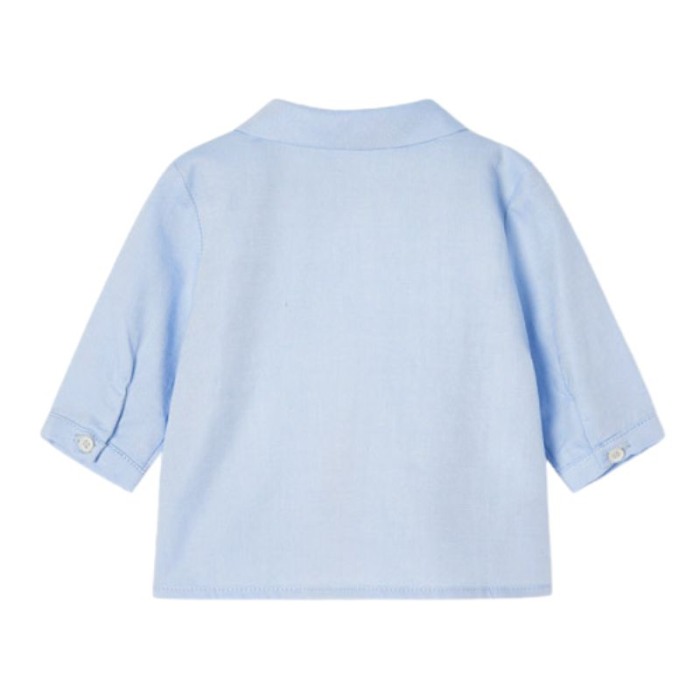 Camasa maneca lunga - bleu Oxford - ECOFRIENDS - Mayoral 4-6 luni [2]