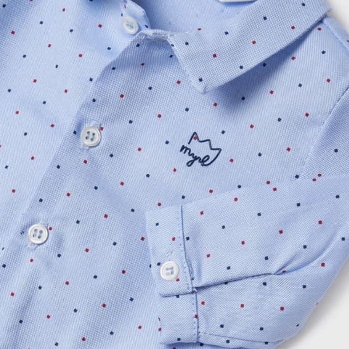 Camasa maneca lunga - bleu / picouri - ECOFRIENDS - Mayoral 0-1 luni [2]