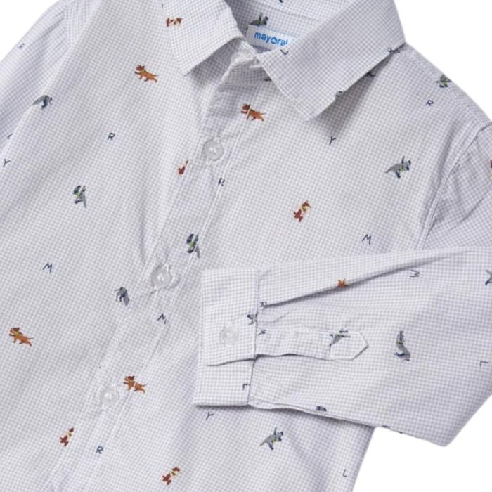 Camasa maneca lunga - Catelusi - Mayoral  3 ani [2]