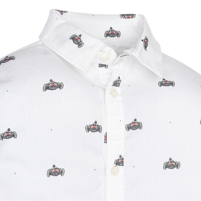 Camasa maneca lunga - imprimeu masinute curse - Mayoral 4 ani [4]