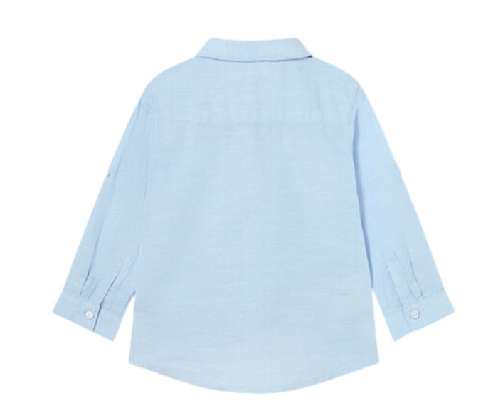 Camasa maneca lunga - in basic - Bleu  - Mayoral  3 ani [3]