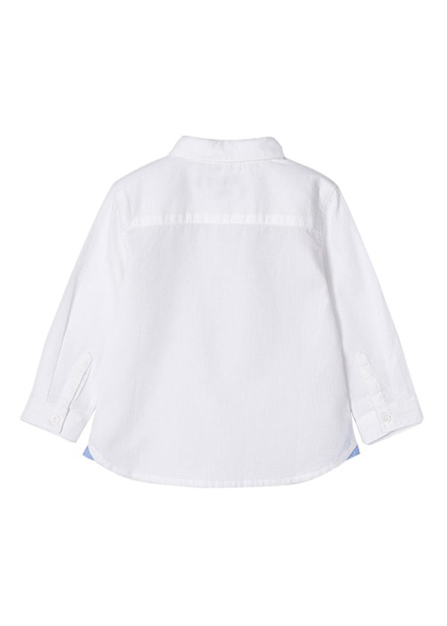 Camasa maneca lunga + papion - alb - ECOFRIENDS - Mayoral 18 luni [2]