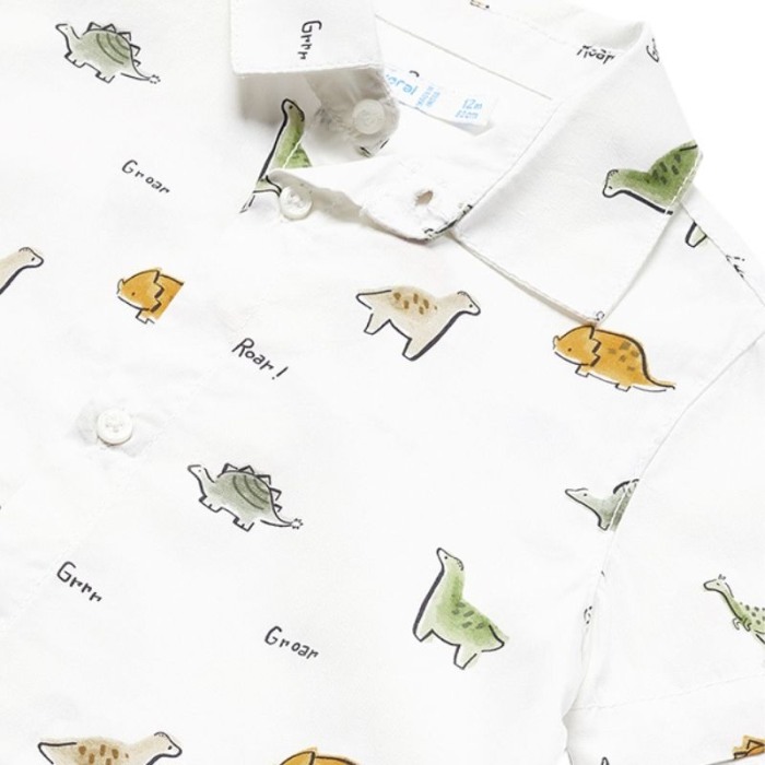 Camasa maneca scurta imprimeu  Dinozauri - Mayoral 3 ani [4]