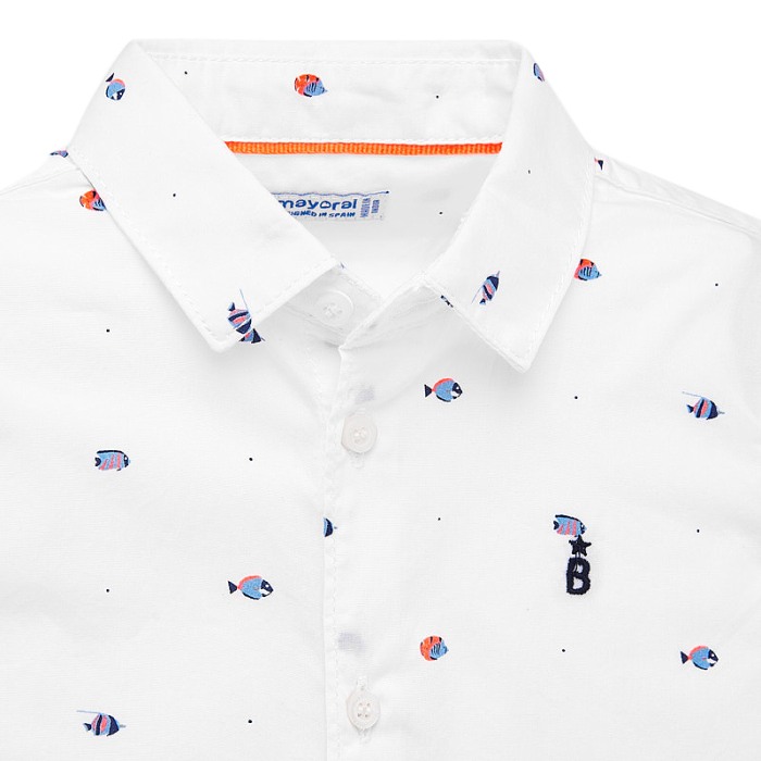 Camasa maneca scurta - imprimeu pestisori - Mayoral 3 ani [3]