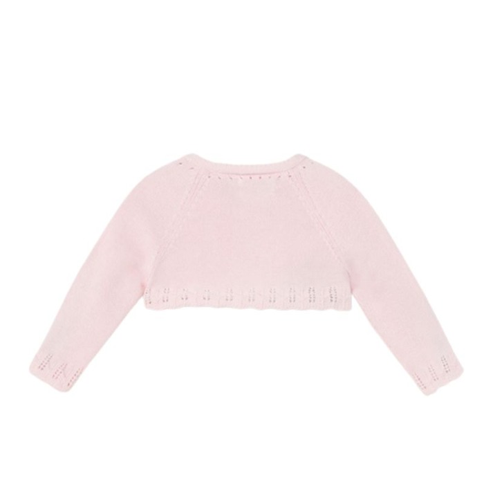 Cardigan Roz pal tricot cu bumbac sustenabil Mayoral 2-4 luni [4]