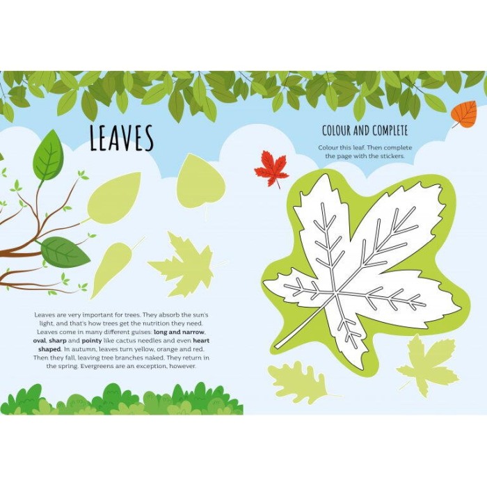 Carte de activitati cu abtibilduri - In natura [4]